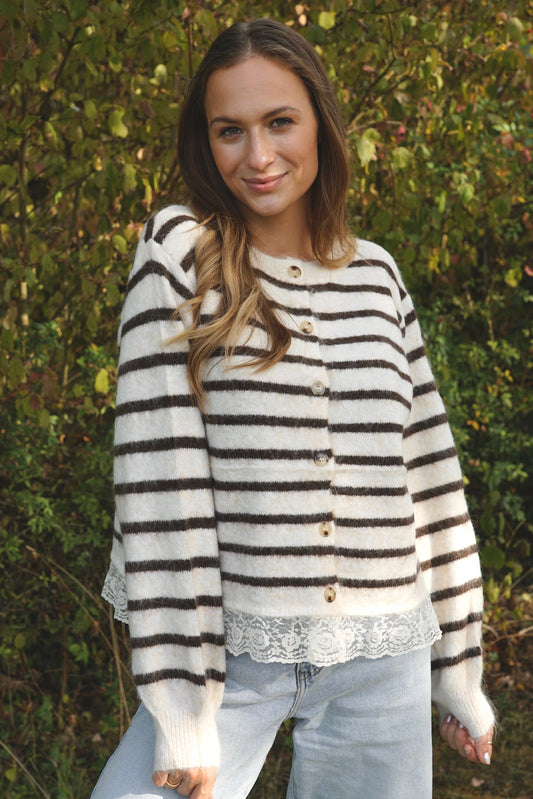 Stripe Cardigan