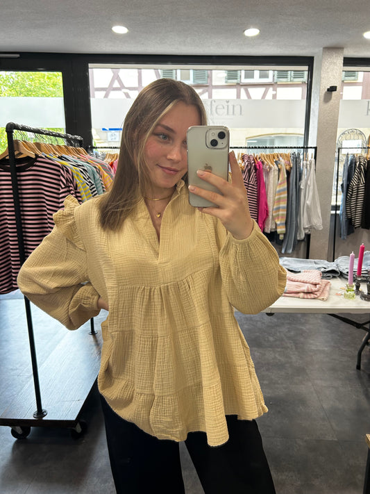 Muslin Babydoll Blouse