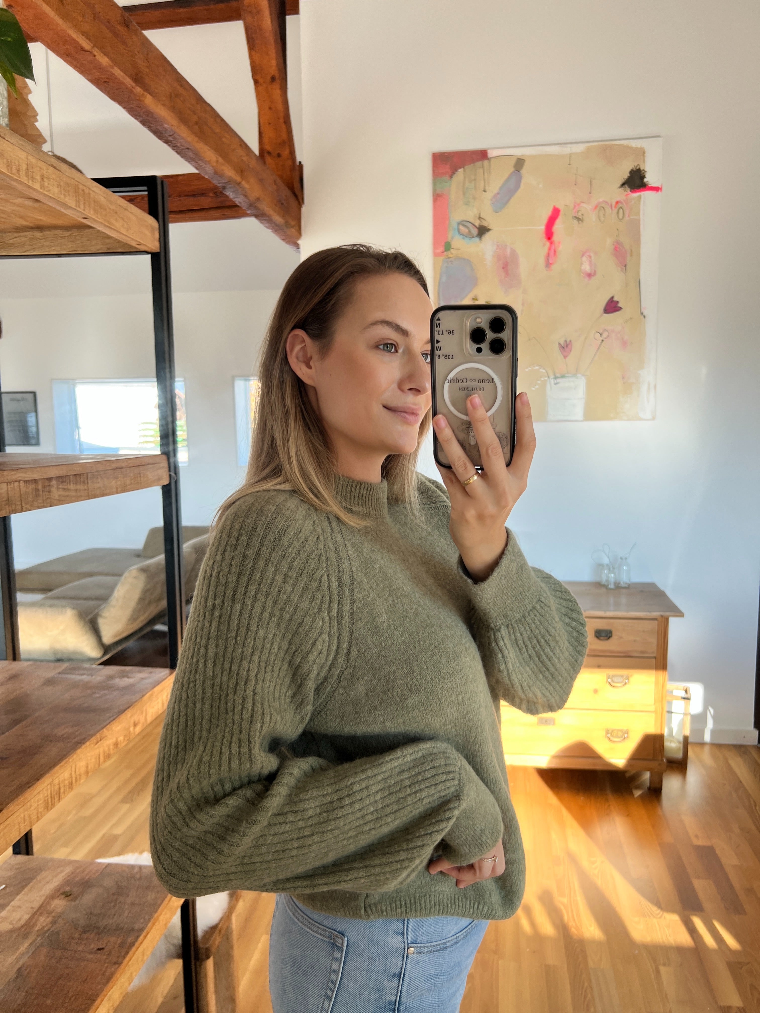 Strickpullover „Mara“ – grün