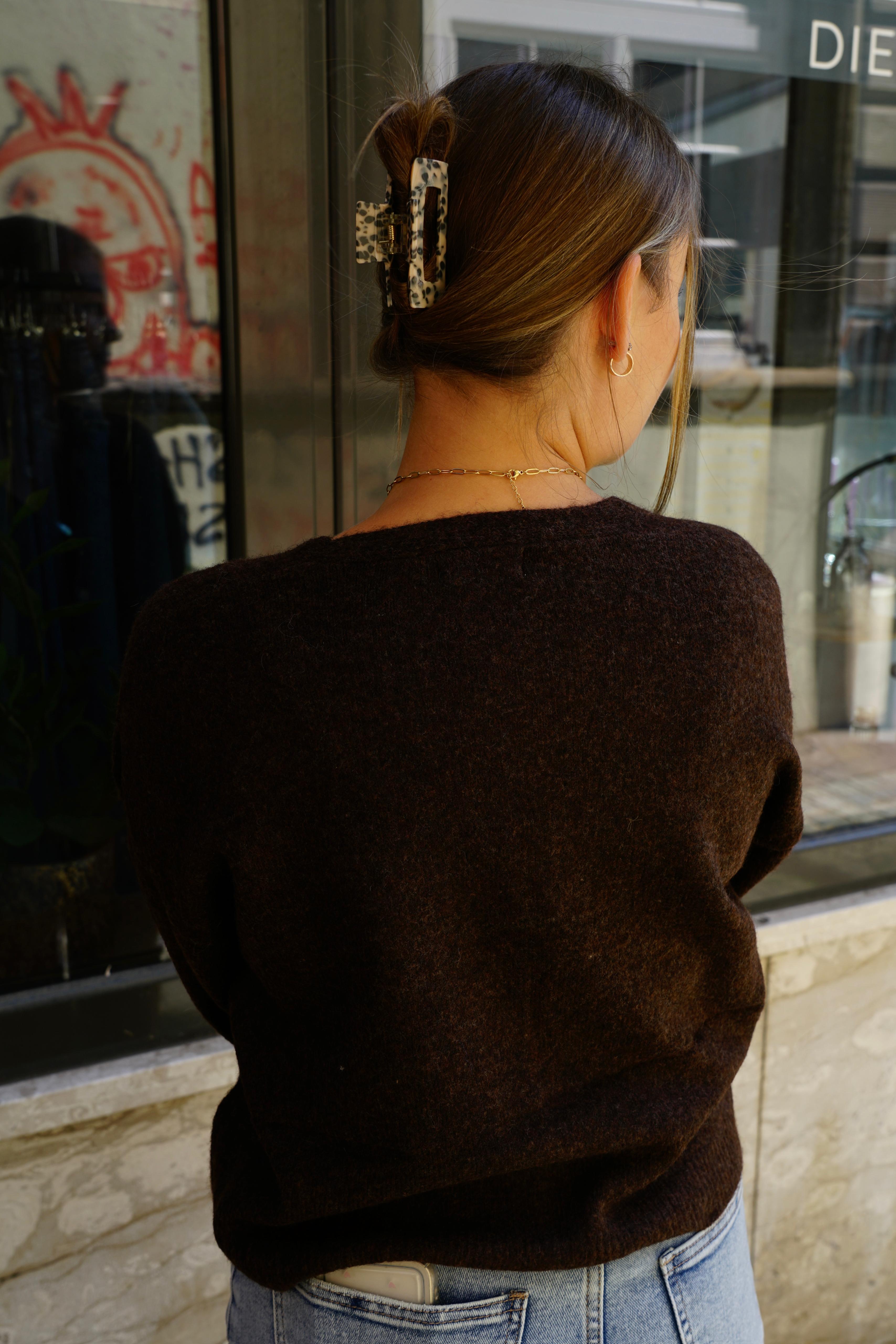 Chocolate cozy Cardigan