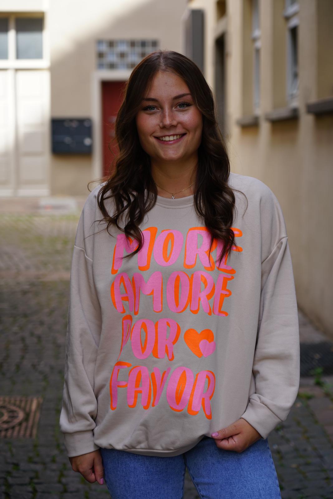 Sweater "More Amore Por Favor"