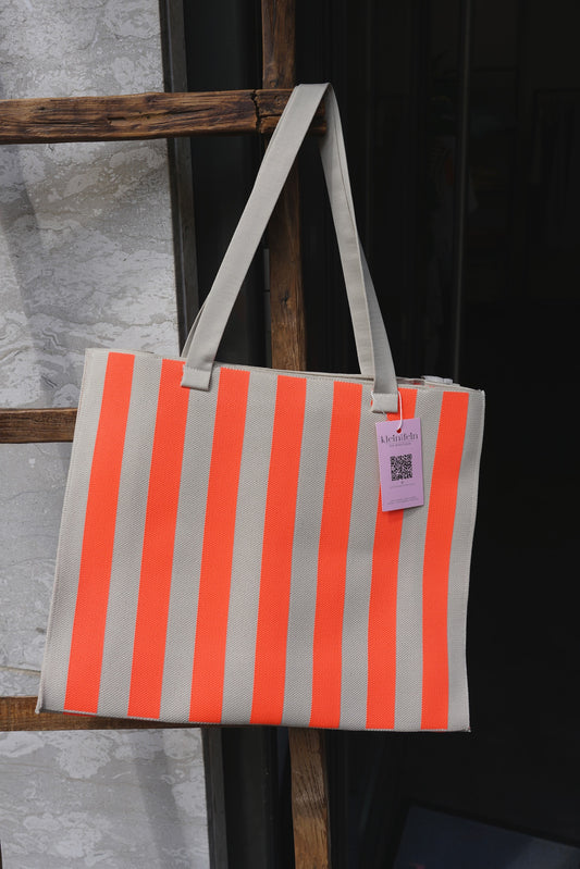 Gestreifter Shopper
