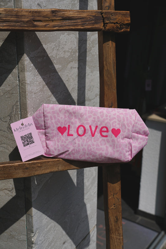 Pink Leo-Love Kosmetiktasche