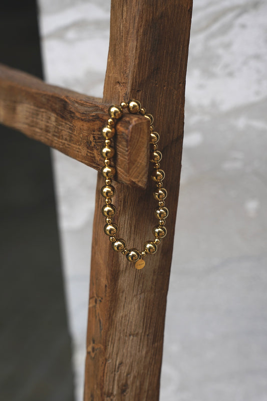 Kugelarmband Gold