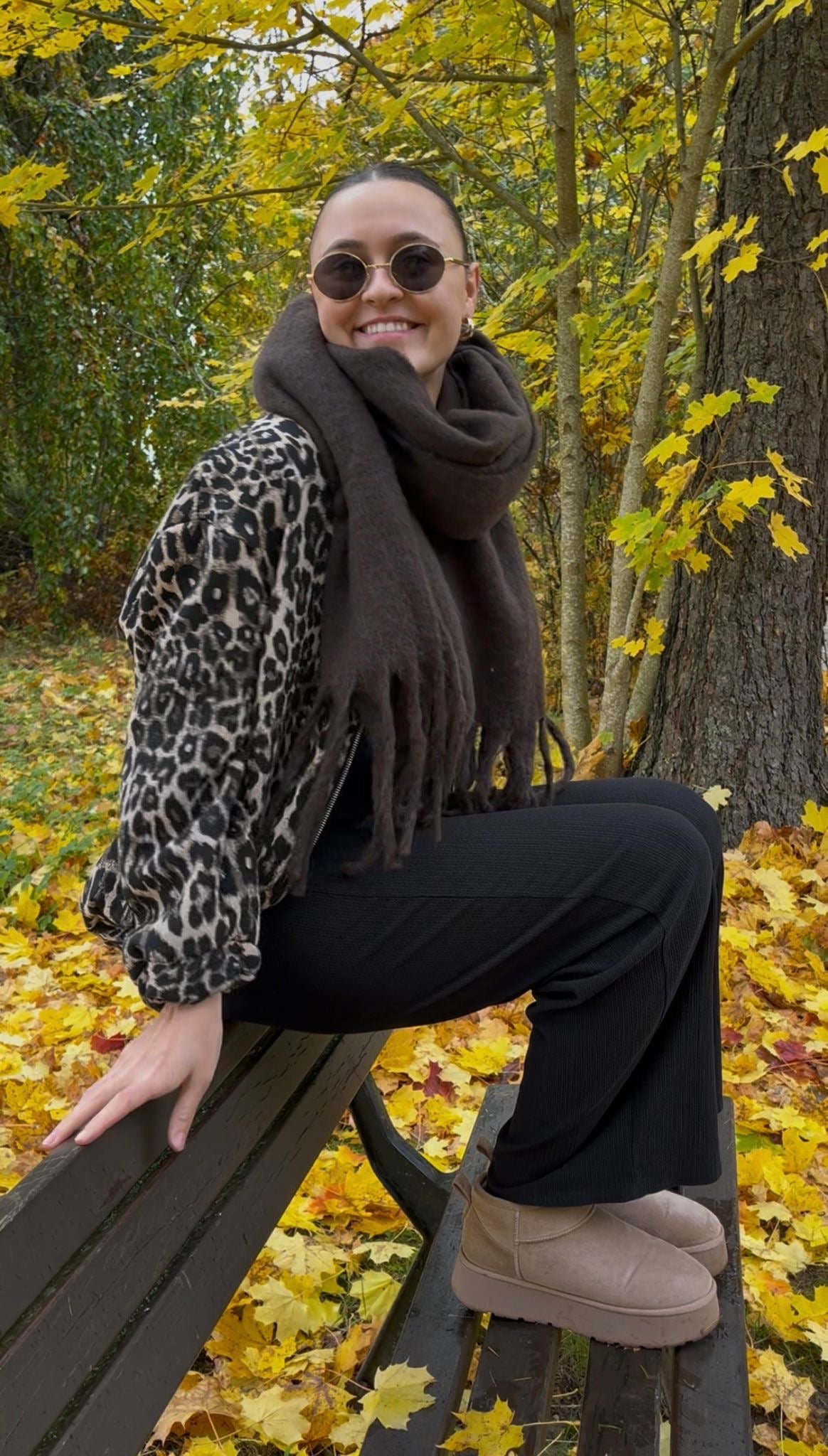 Schal "Milea" – Schokobraun, soft, schlicht, wunderschön