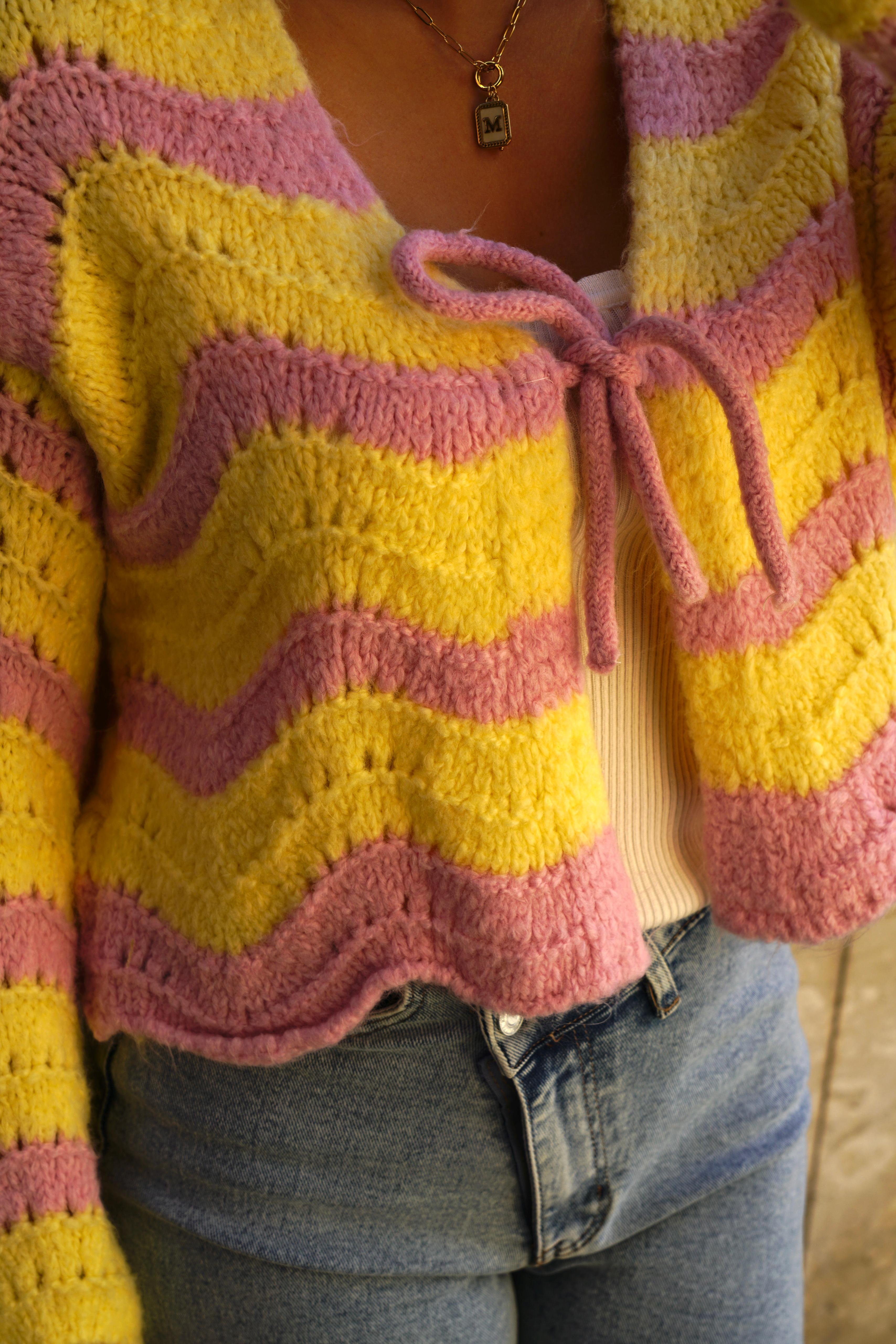 Sunset Waves Knit