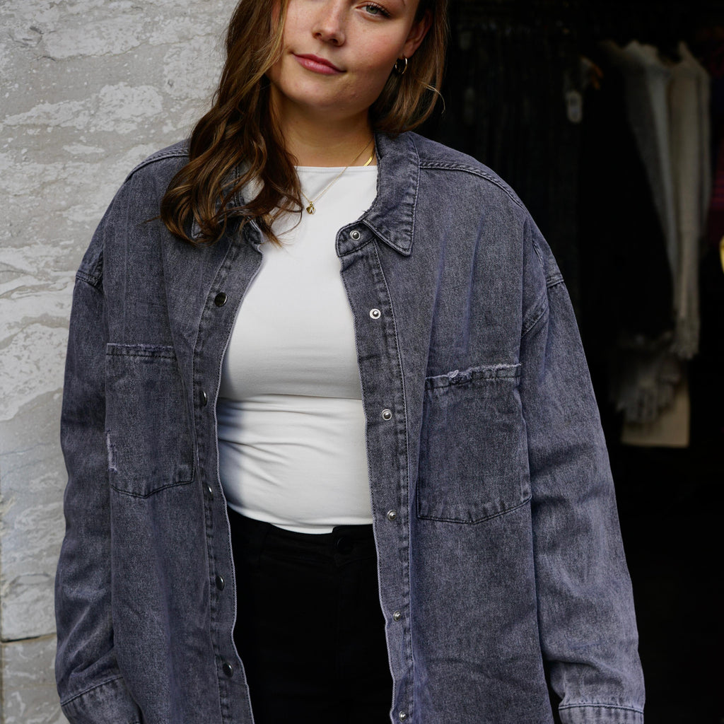 Oversize Jeanshemd – vielseitig als Hemd oder Jacke