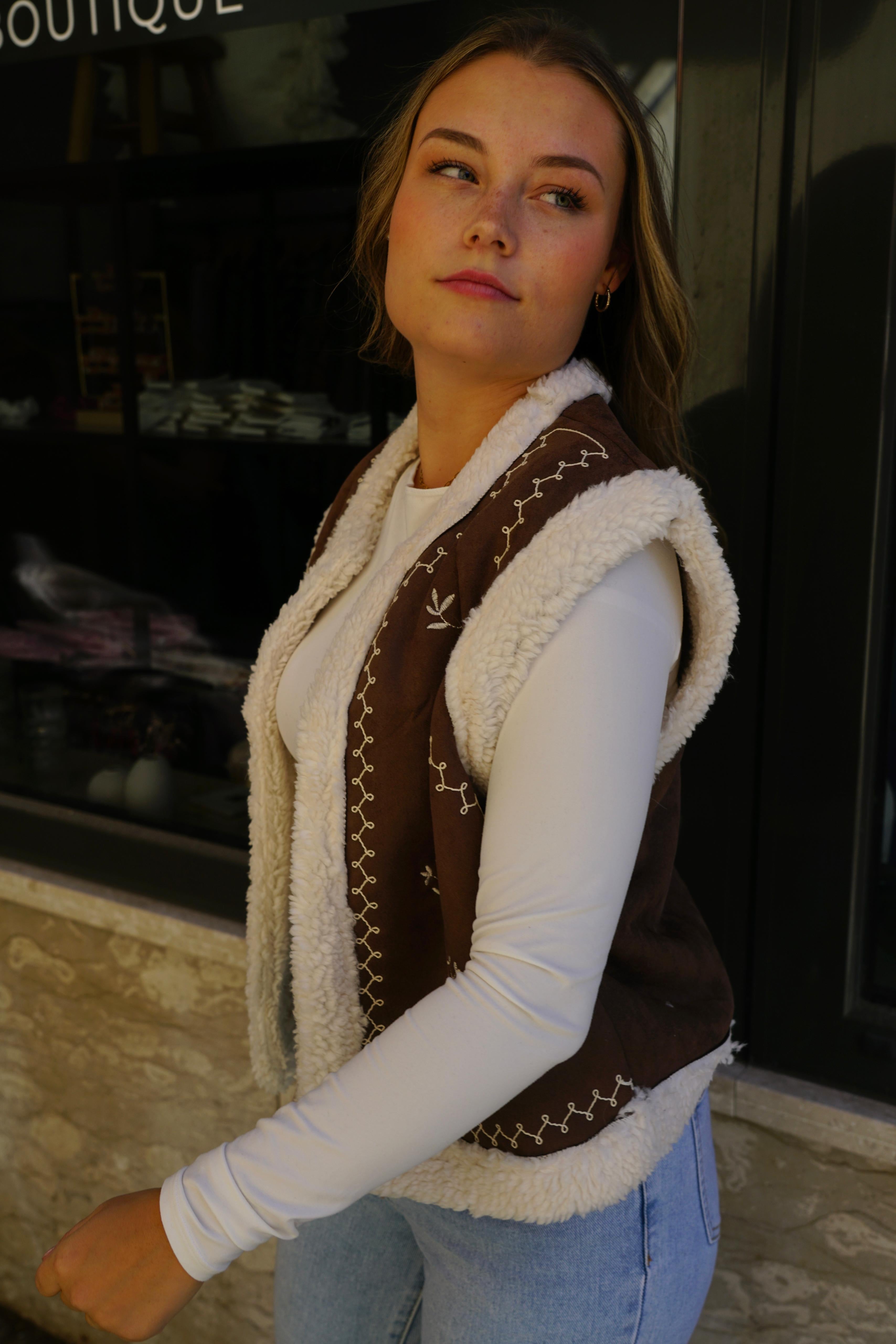 Sherpa Boho Weste