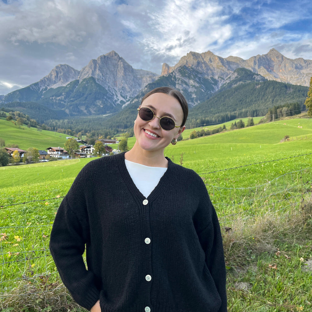 Strickjacke - Schwarz