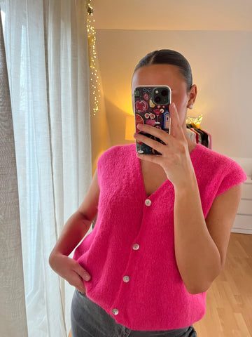 Strickweste „Tilda“ – pink