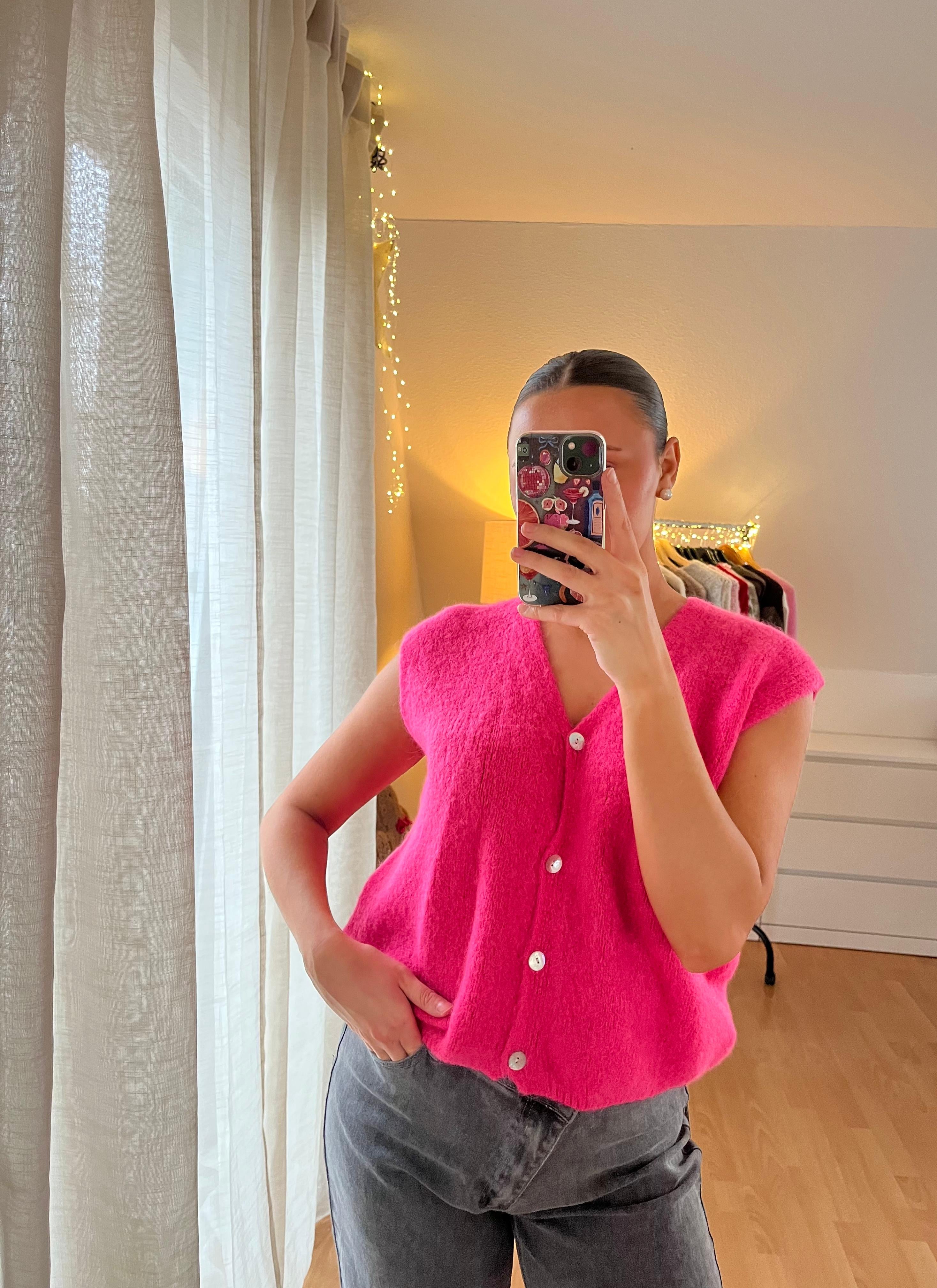 Strickweste „Tilda“ – pink