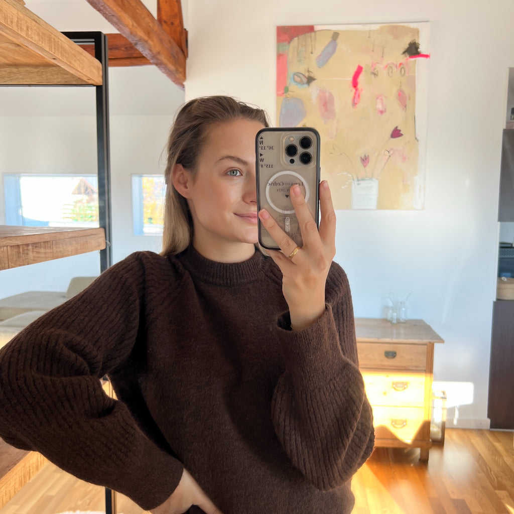 Strickpullover „Mara“ – braun