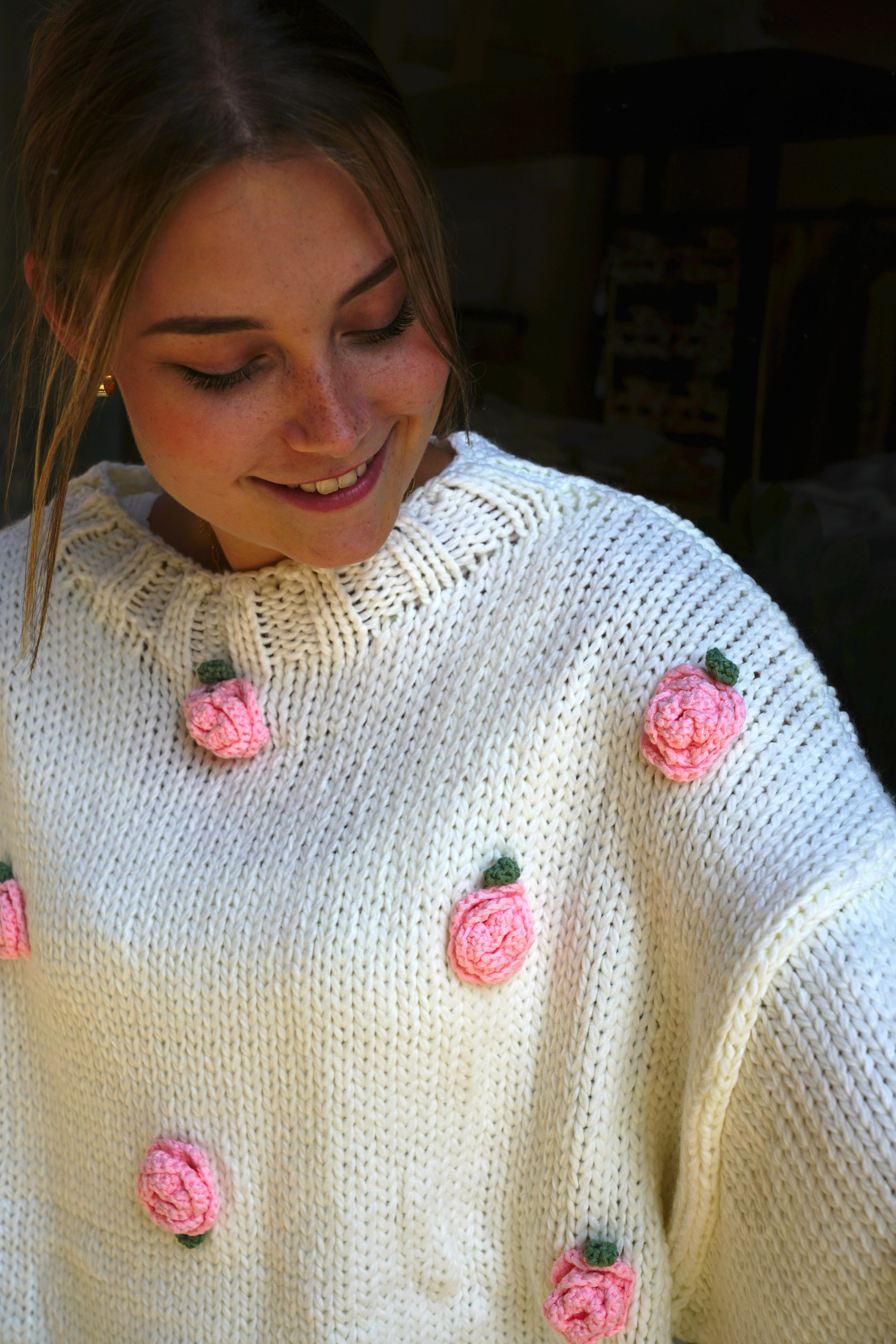 Rosy Bloom Knit