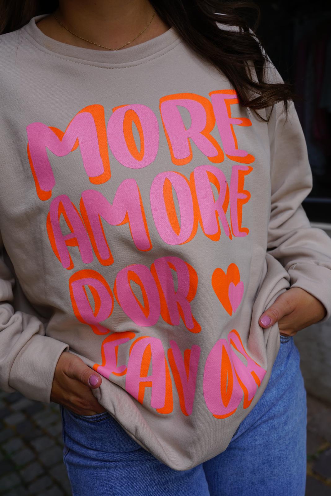 Sweater "More Amore Por Favor"