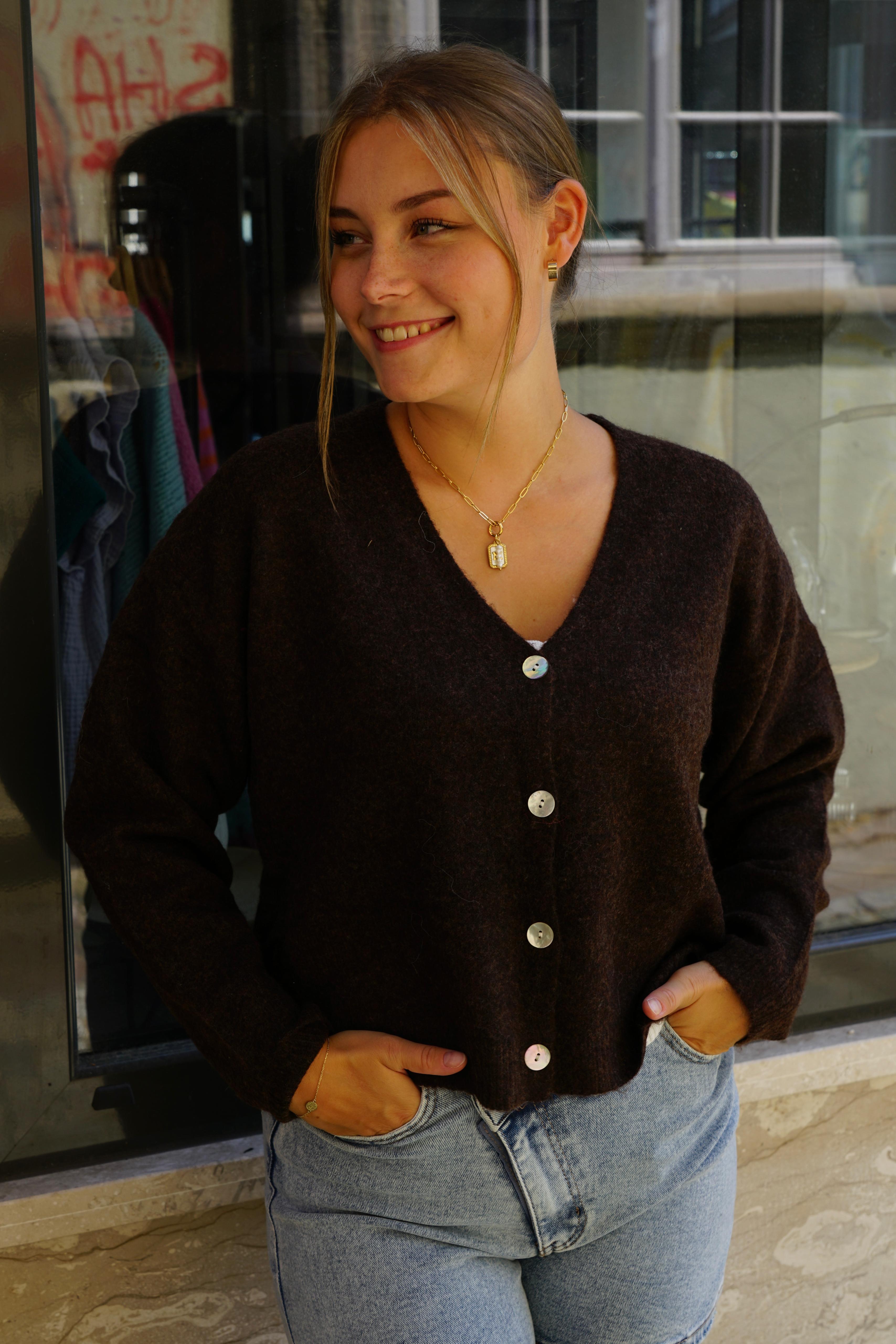 Chocolate cozy Cardigan