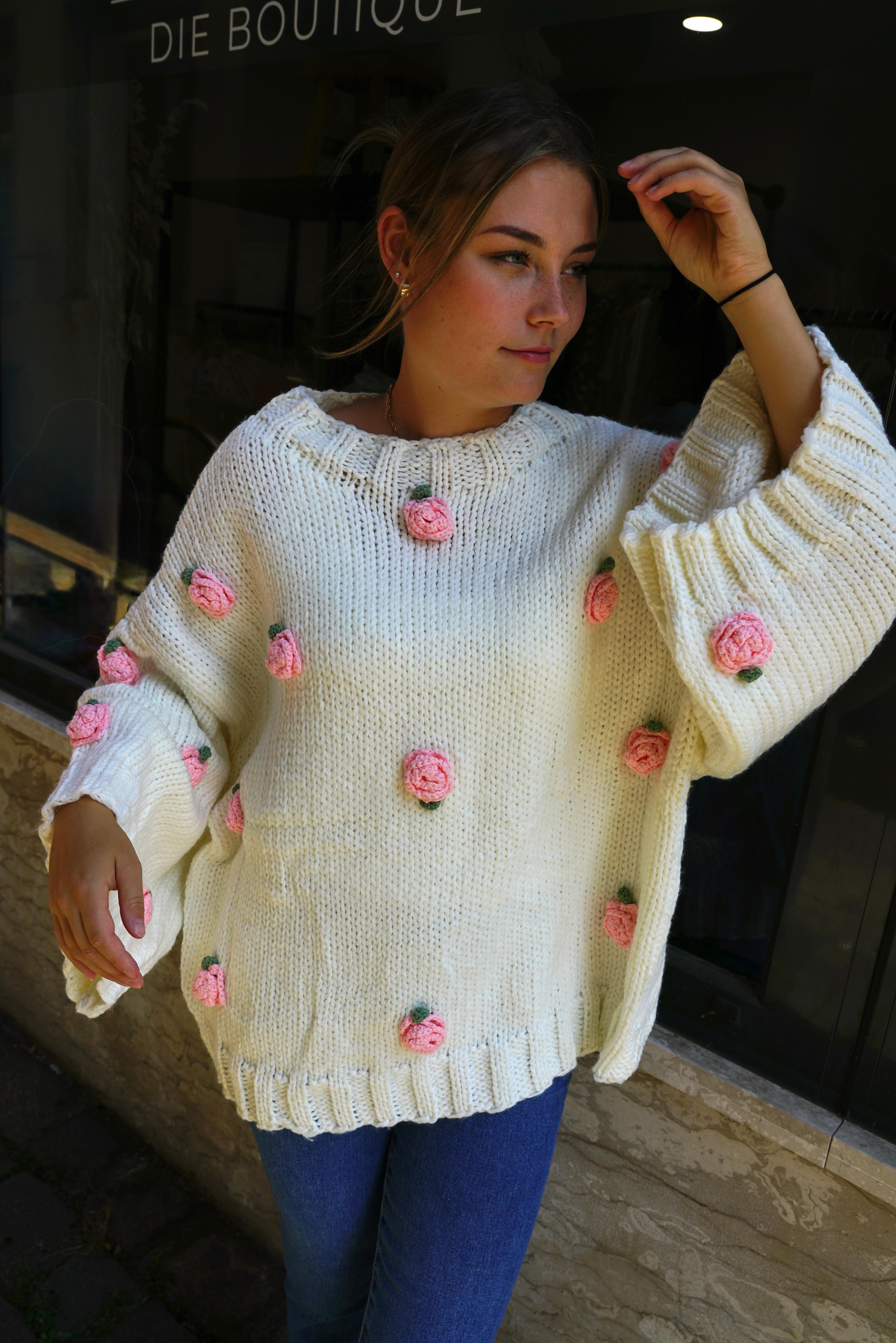 Rosy Bloom Knit