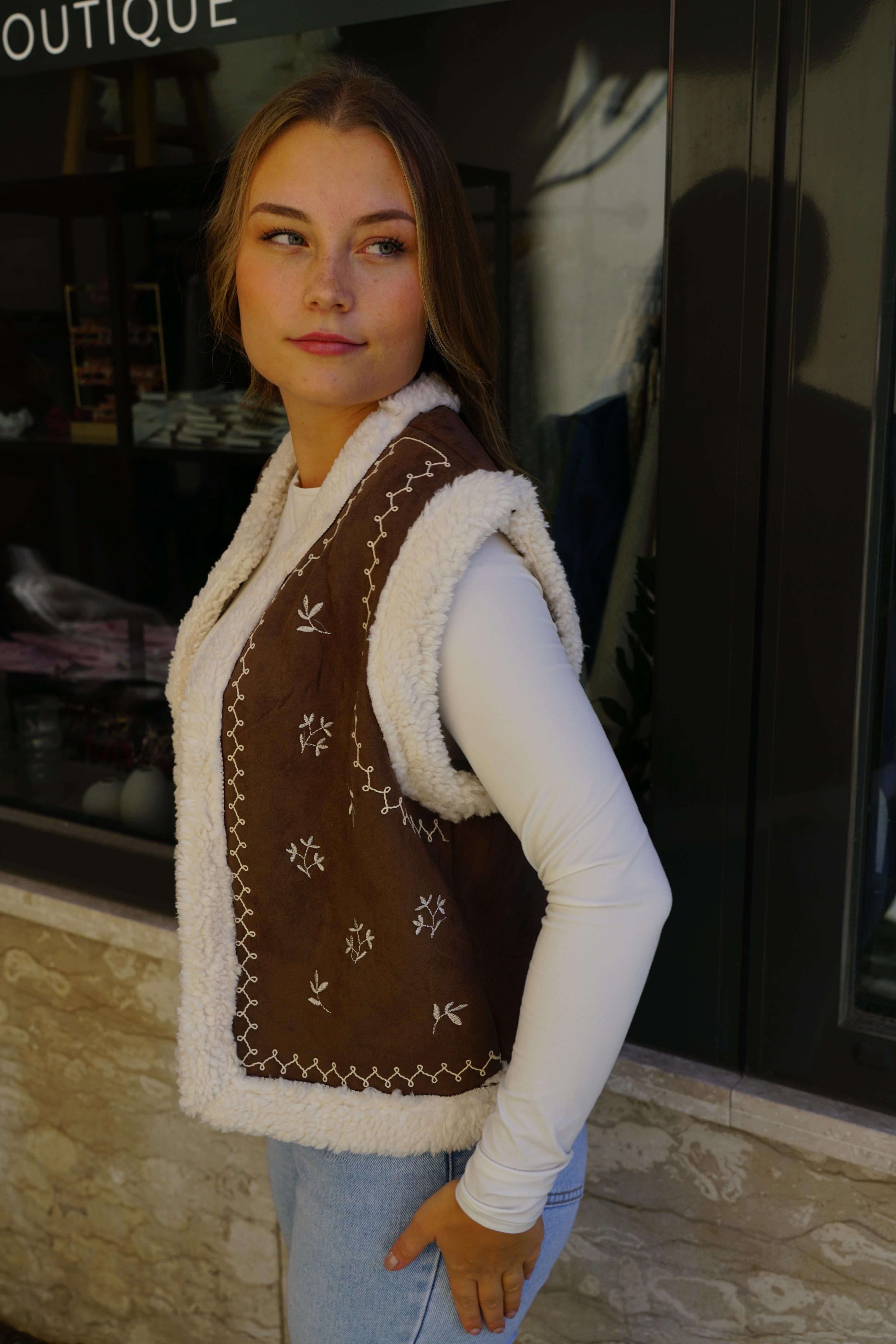 Sherpa Boho Weste