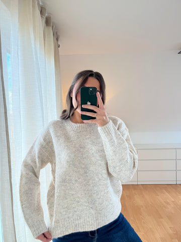 Pullover „Alina“ – Creme, cozy & timeless