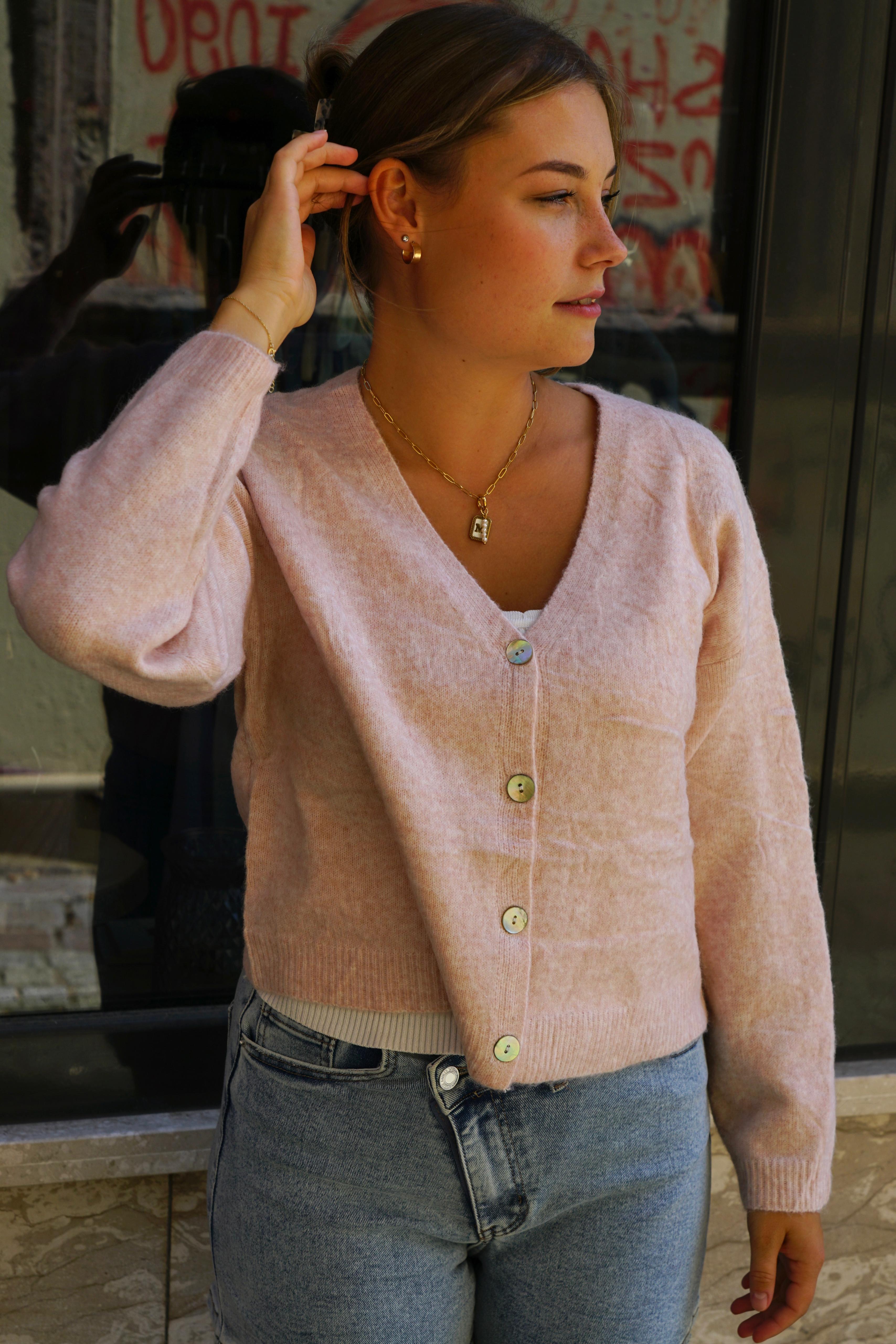 Blush Cozy Cardigan