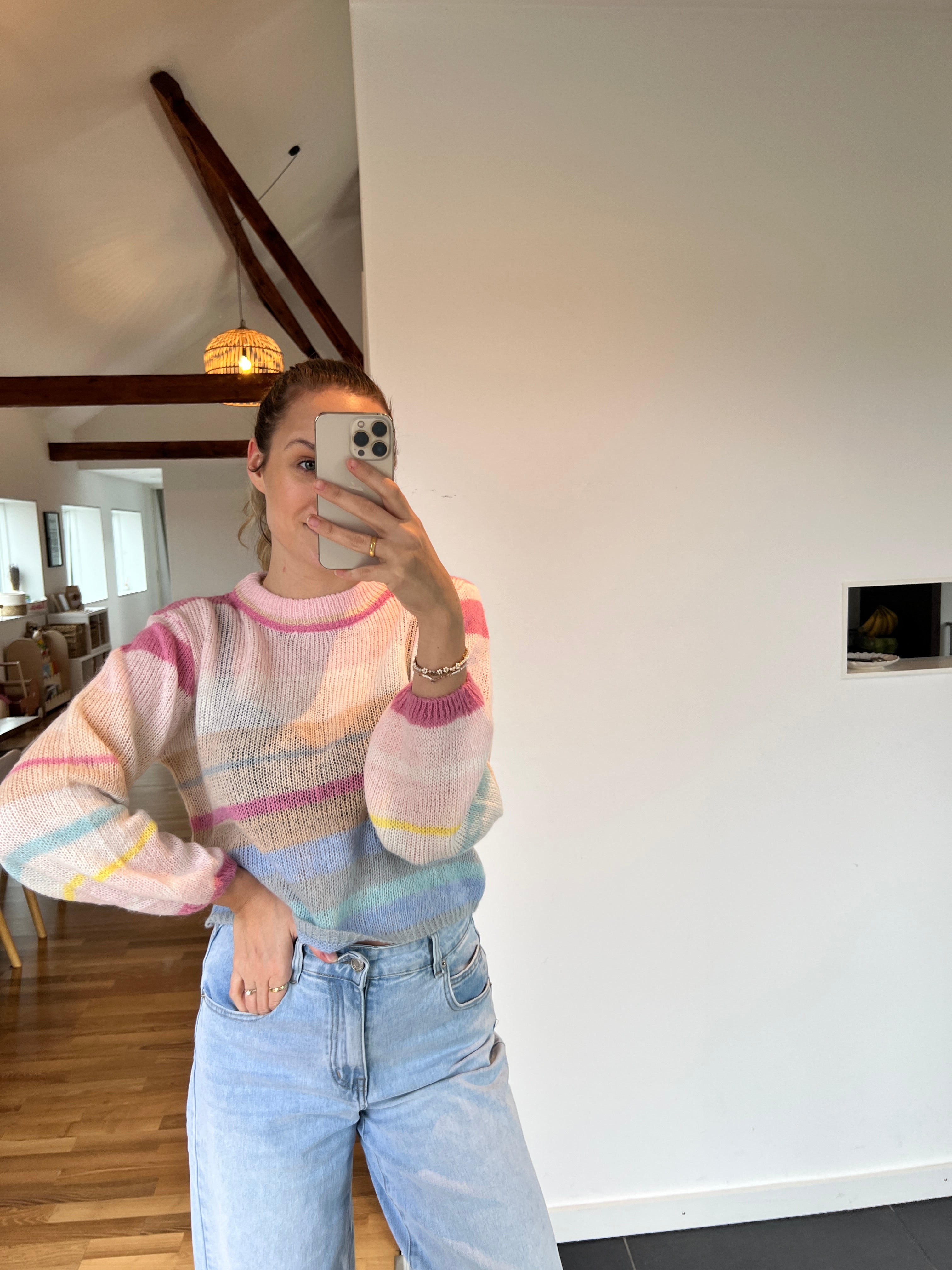 Strickpullover „Ella“ – Pastellfarben