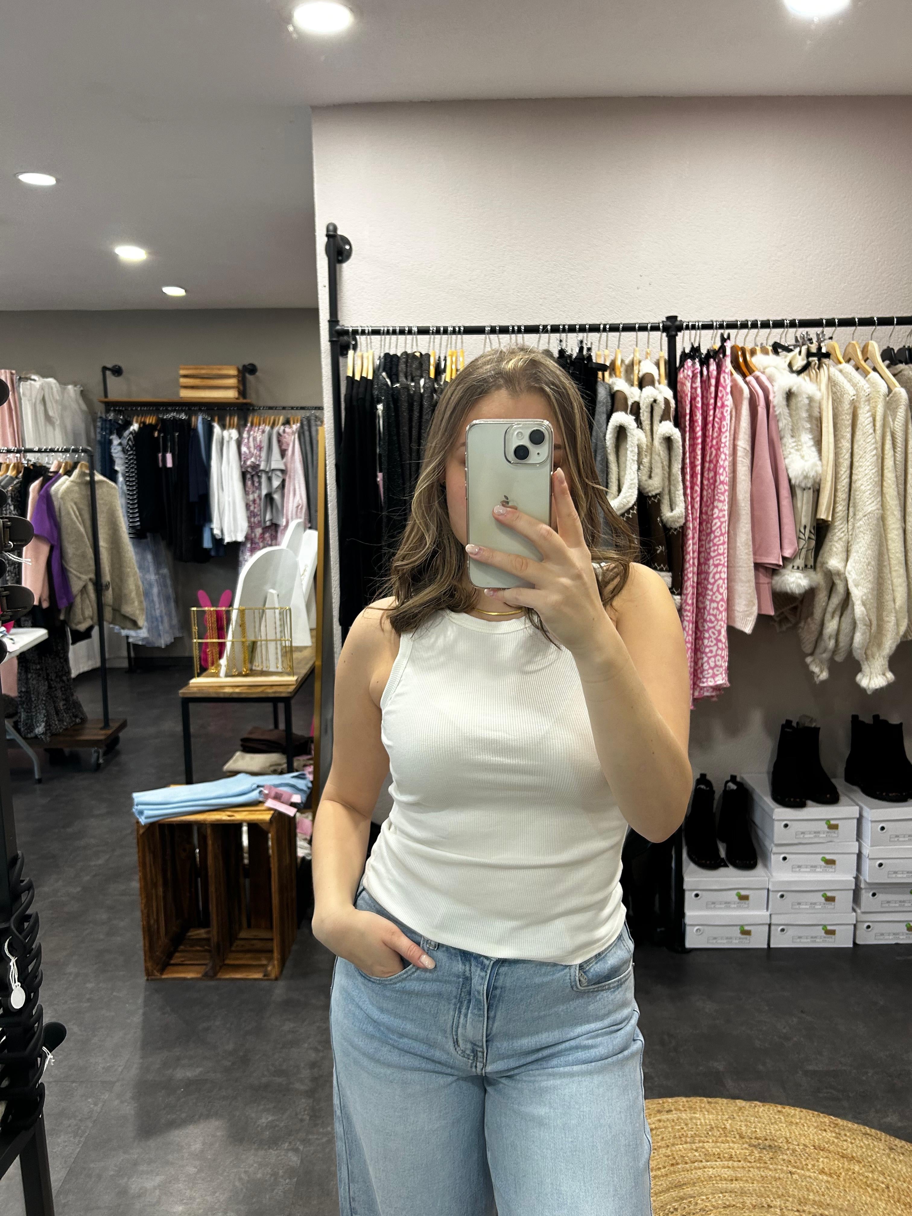 Basic Ripp Top – in verschiedenen Farben erhältlich