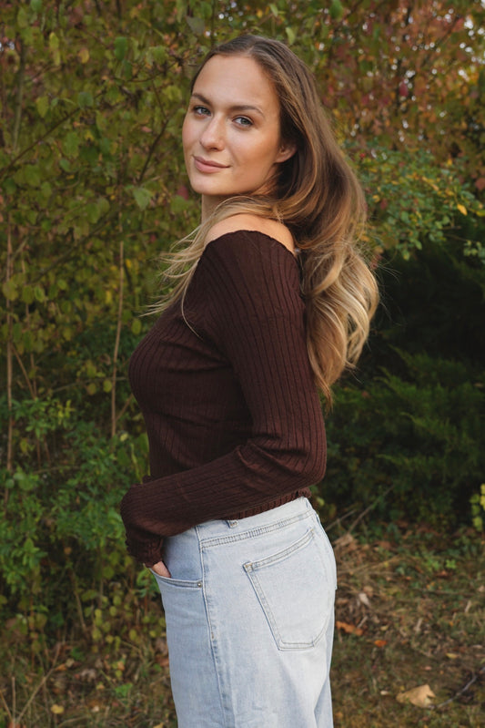 Off Shoulder Longsleeve