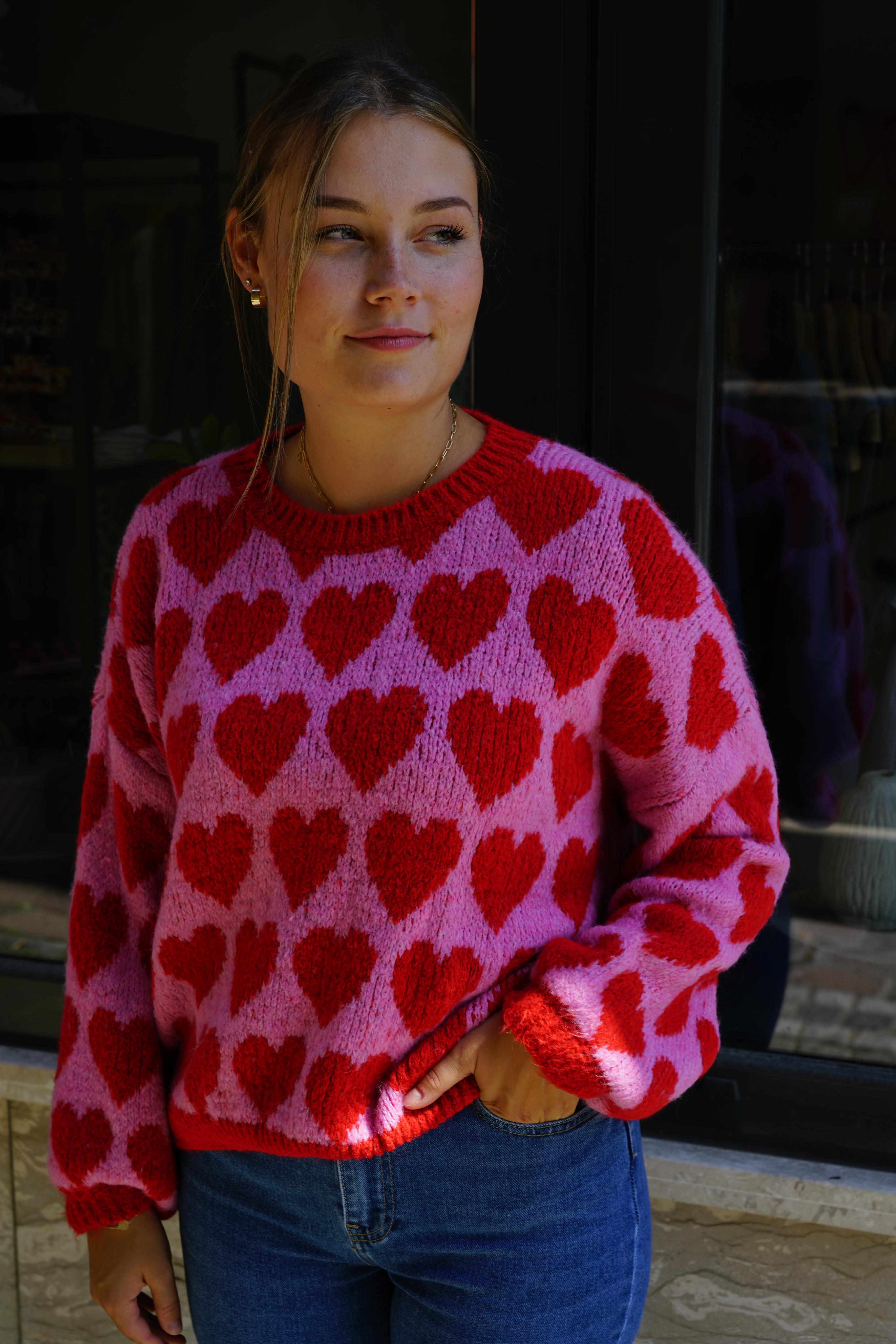 Amour Heart Knit