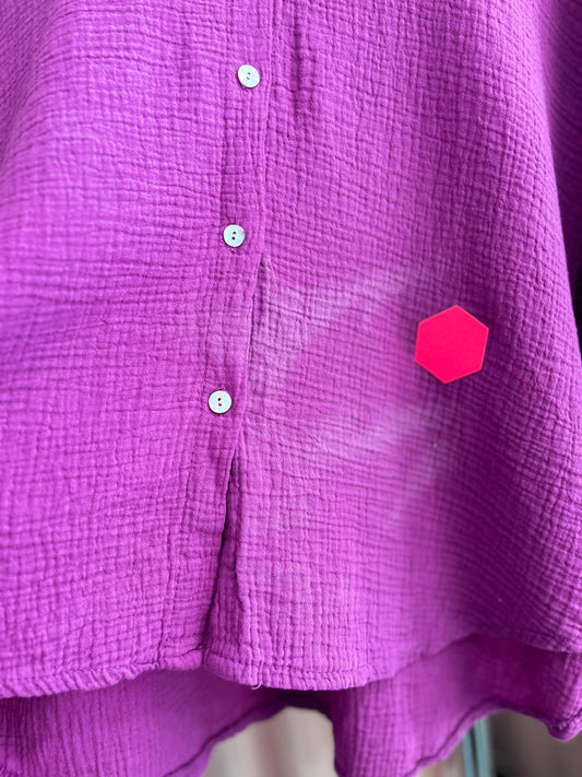 Musselinbluse Langarm