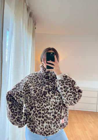 Pullover "Elora" – Cozy Leopard Vibes