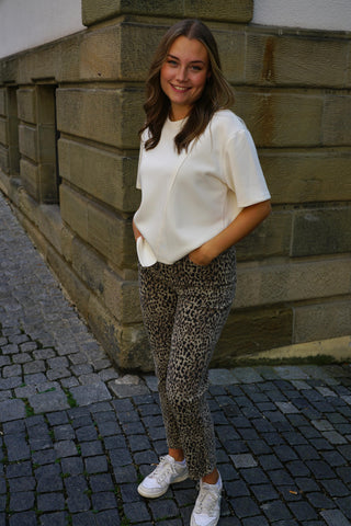 Basic Oversize Shirt - weiß