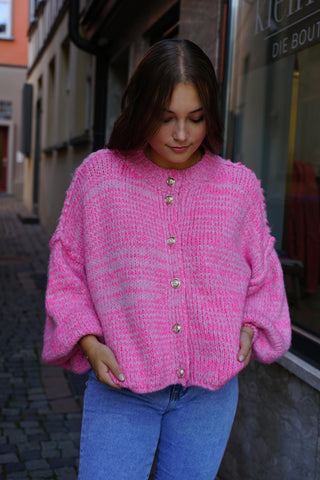 Strickjacke mit Knopfleiste&nbsp;