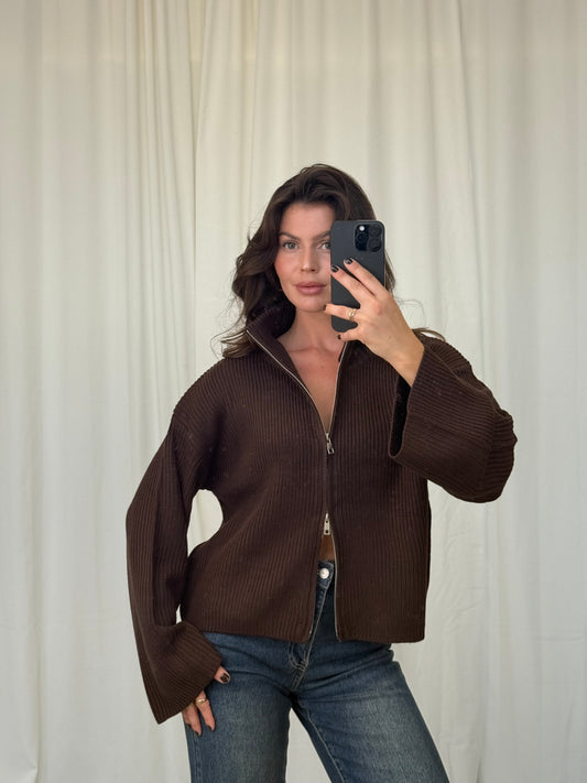 Zip Cardigan