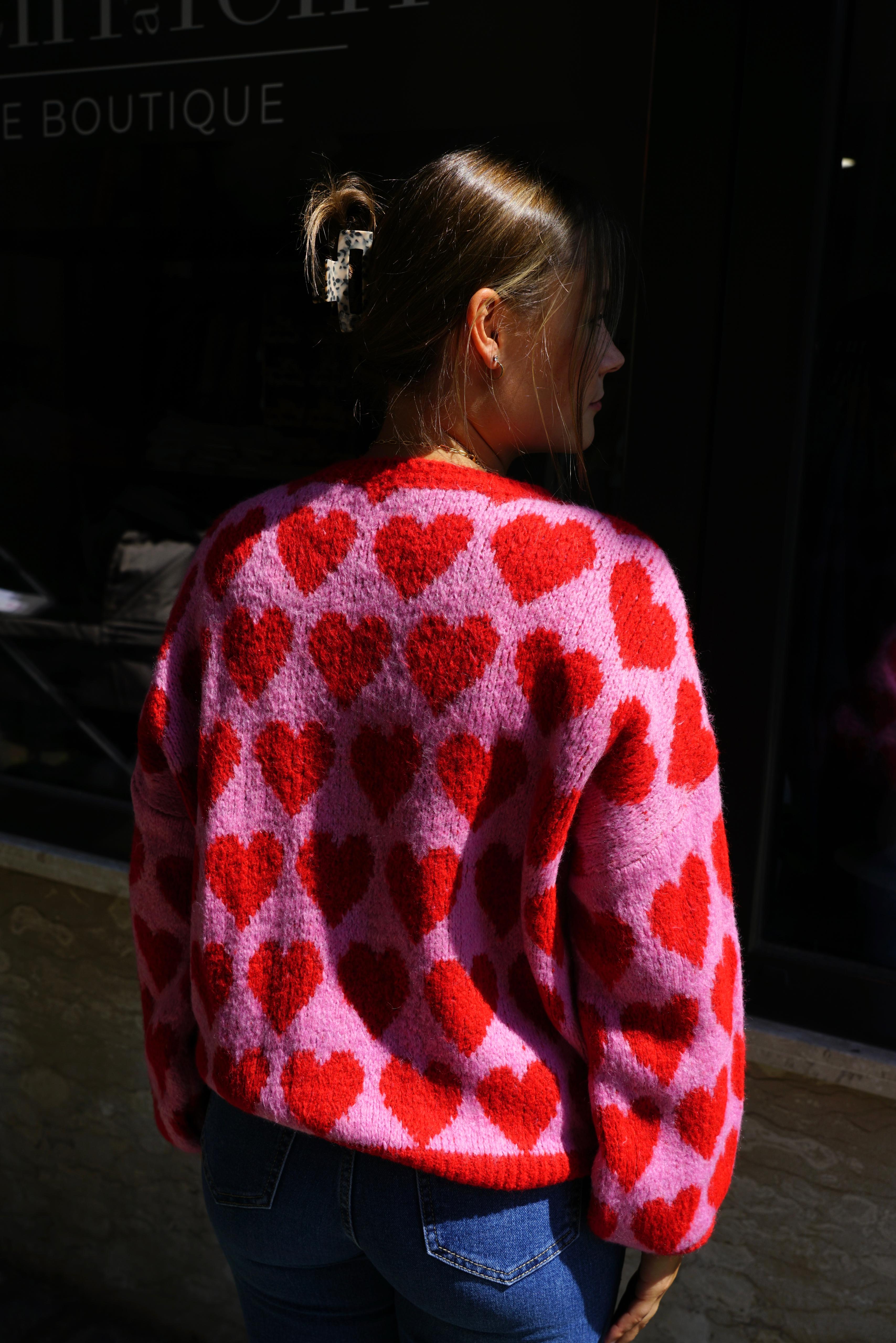 Amour Heart Knit