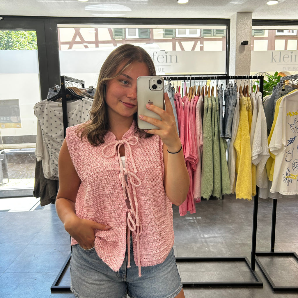 Sommer-Strickbindejäckchen
