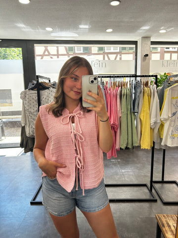 Sommer-Strickbindejäckchen