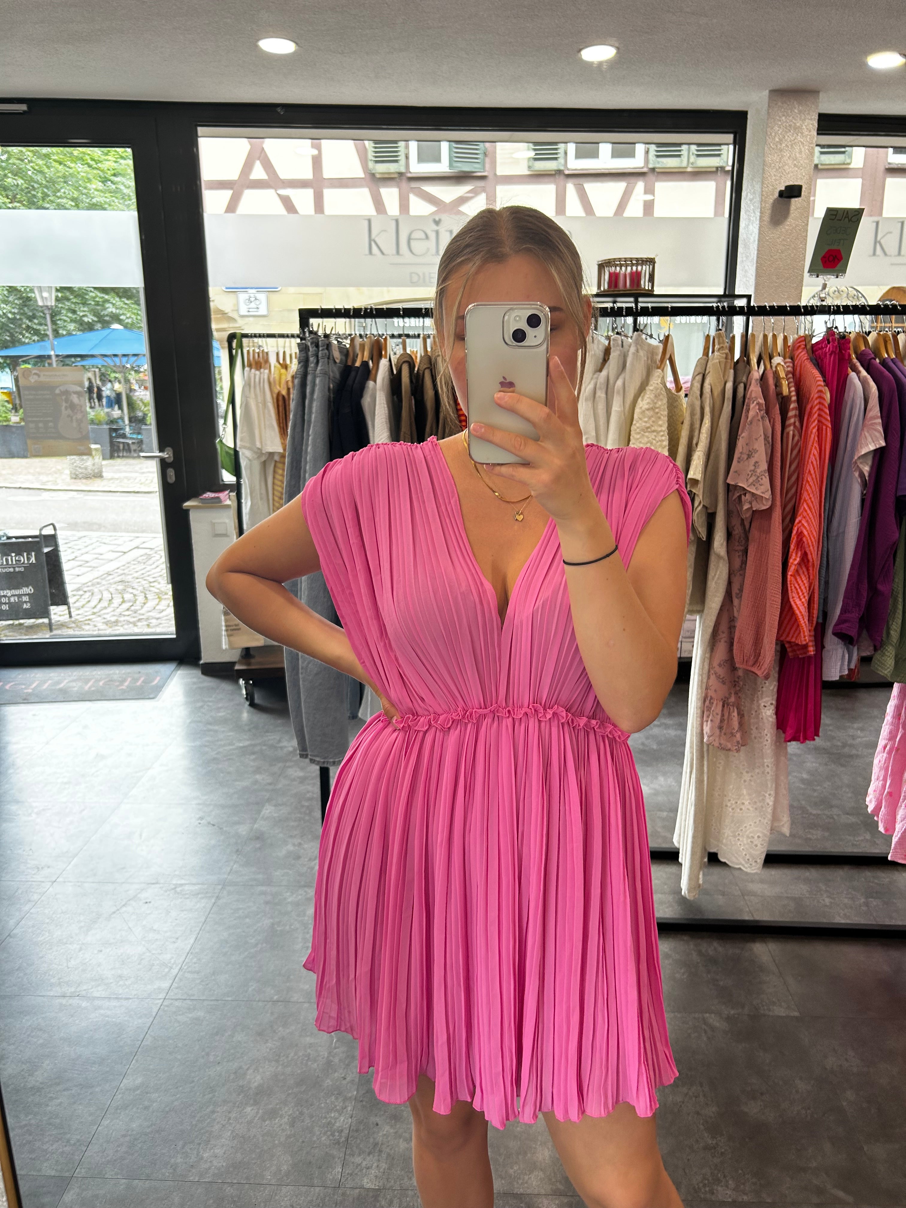 Plisseekleid Rosa