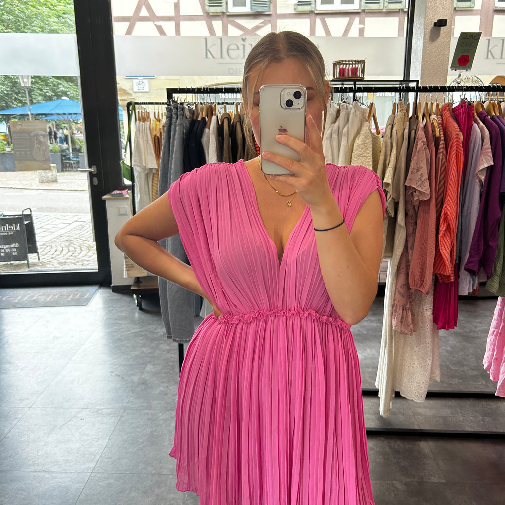 Plisseekleid Rosa