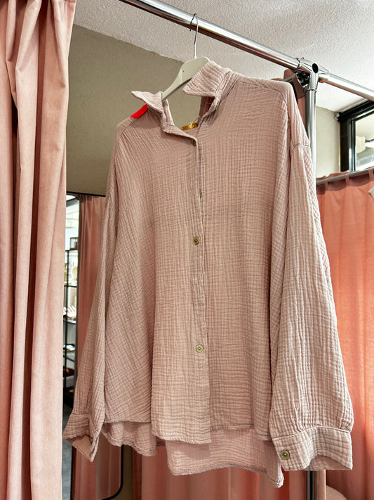 Muslin Blouse - Light Blue