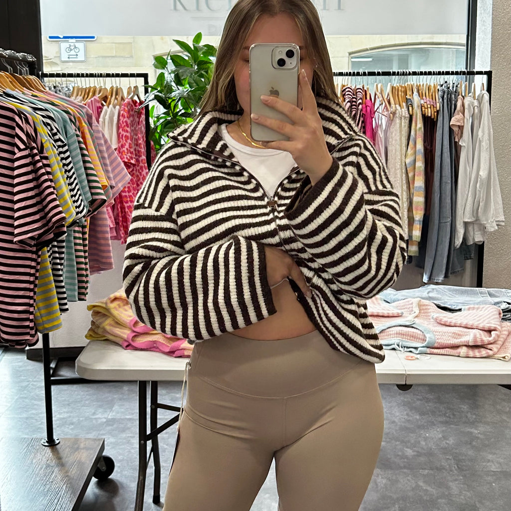 Kurze Leggings – Soft Taupe