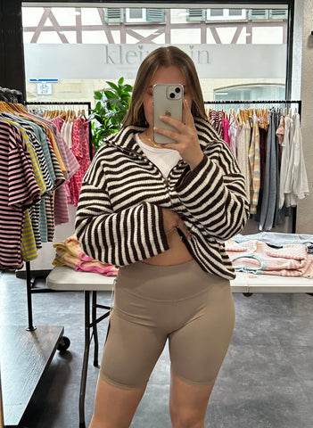 Kurze Leggings – Soft Taupe