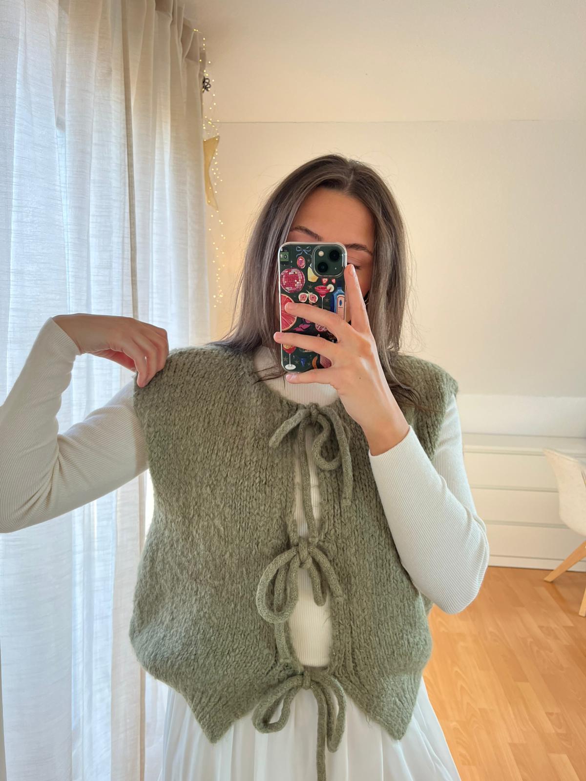 Strickweste „Mira“ – grün