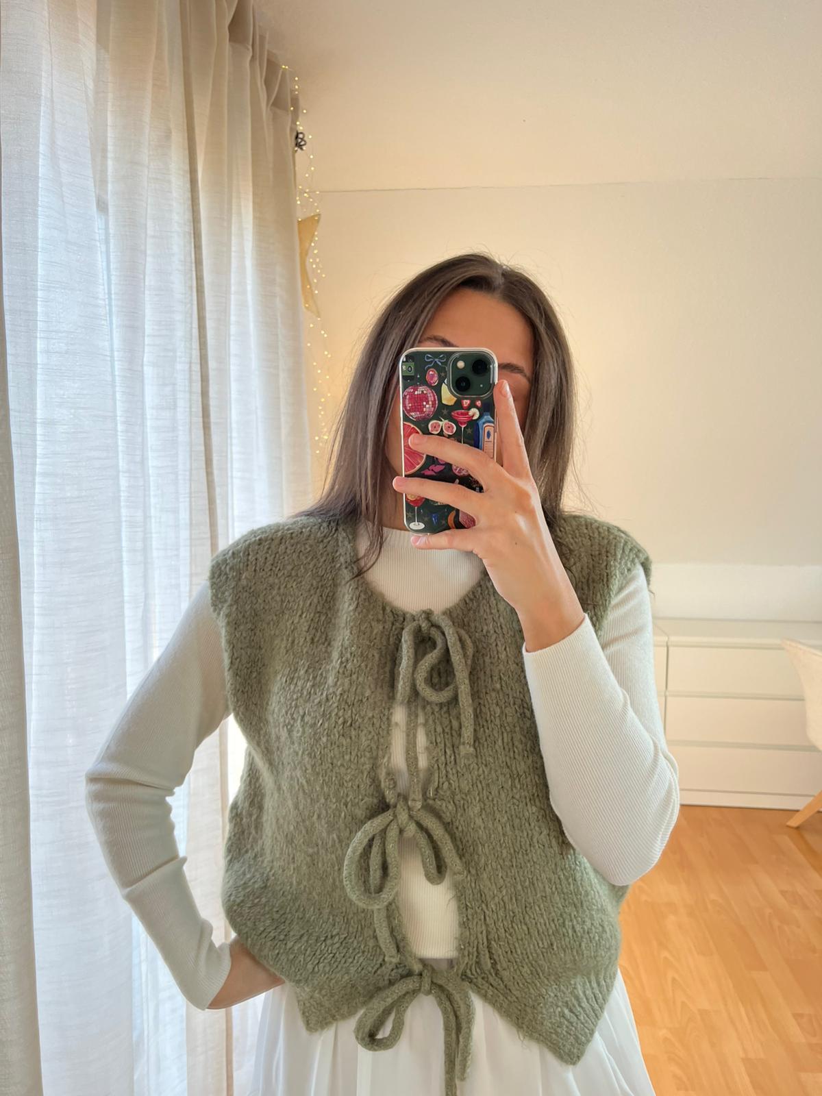 Strickweste „Mira“ – grün